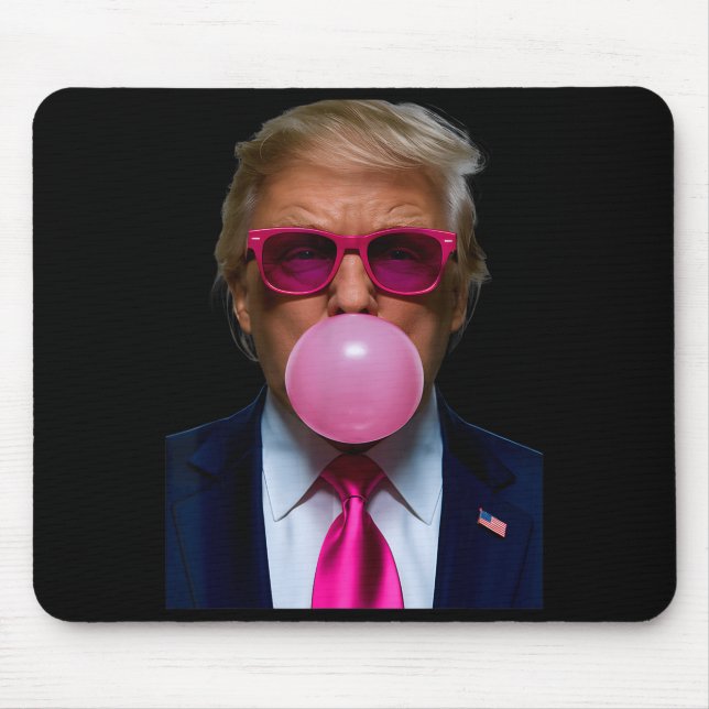 Mousepad Nk Sungles Funny Donald Trump Nk Bubble Gum 2024  (Frente)
