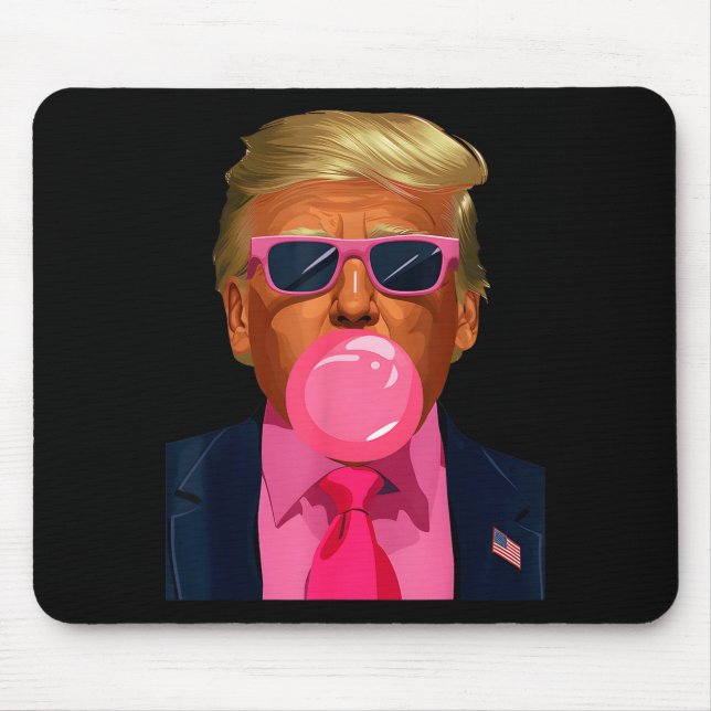 Mousepad Nk Sungles Trump Bubble Gum 2024 Vote President Fu (Frente)
