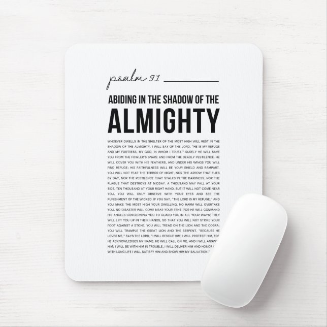 Mousepad NKJV Psalm 91 (Com mouse)