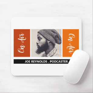 Mousepad No Ar - Podcaster Photo - Retro Podcast