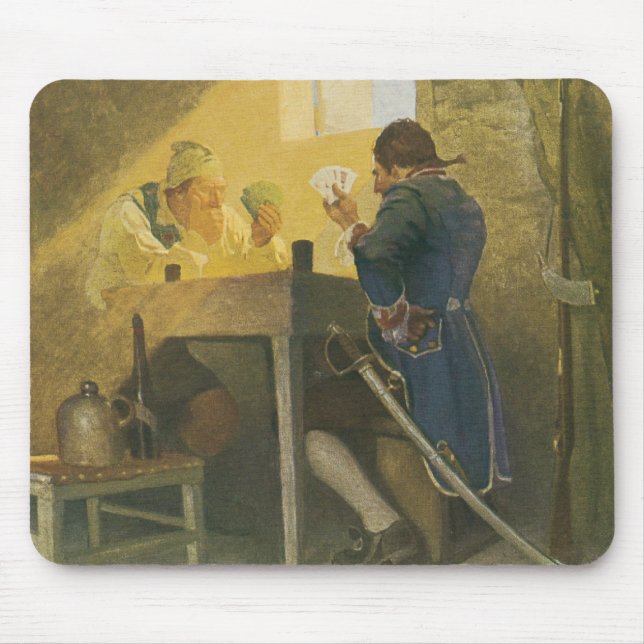 Mousepad No Cartões da Gaiola de Cluny pela NC Wyeth (Frente)