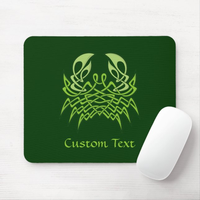 Mousepad Nó Celular Verde Caranguejo (Com mouse)