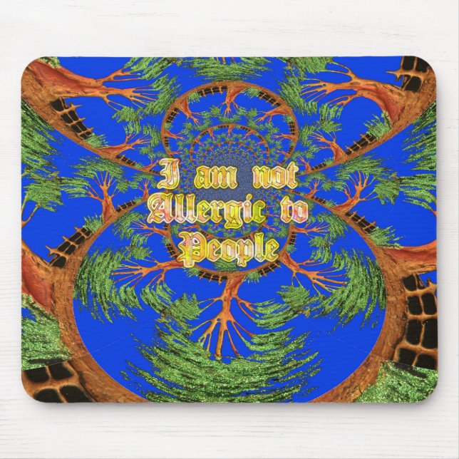 Mousepad No céu azul: Coleção de Árvores Acácia (Frente)