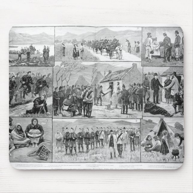 Mousepad No dever da exclusão em Ireland (Frente)