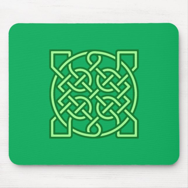Mousepad Nó do Marinheiro Celta, Esmeralda e Verde limão (Frente)