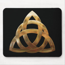 Mousepad Nó Dourado celta da trindade