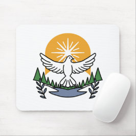 Mousepad No espírito de Deus que levanta - fé e liberdade