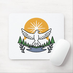 Mousepad No espírito de Deus que levanta - fé e liberdade
