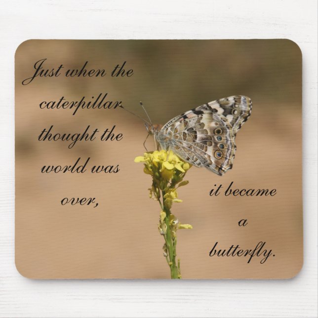 Mousepad No exato momento em que a lagarta pensou… (Frente)