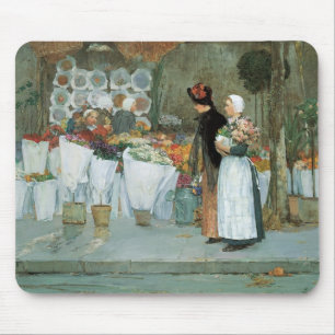 Mousepad No Florist de Childe Hassam, Vintage Fine Art