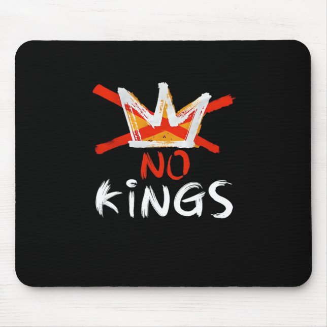 Mousepad No King Funny Quote Retro Creative Style (Frente)
