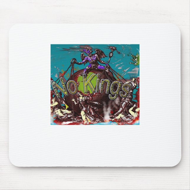 Mousepad No Kings Classic Modern Minimal Style (Frente)