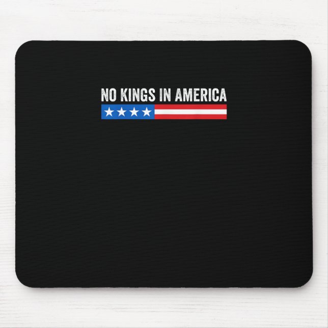 Mousepad No Kings In America Patriotic Style (Frente)