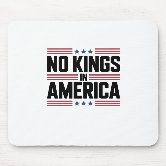 Mousepad No Kings In America USA Creative Style (Frente)