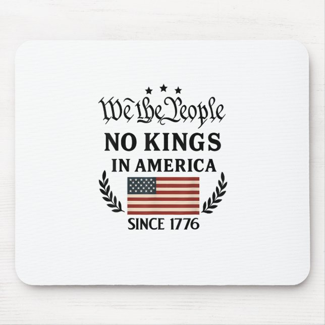Mousepad No Kings In America We The People Retro Classic (Frente)