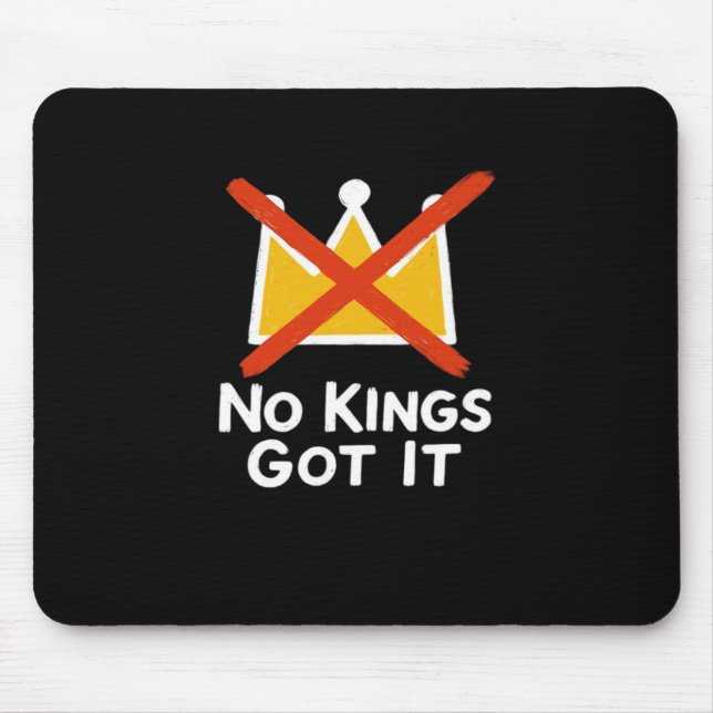 Mousepad No Kings It - Defiant To The People Anti-Tyranny 1 (Frente)