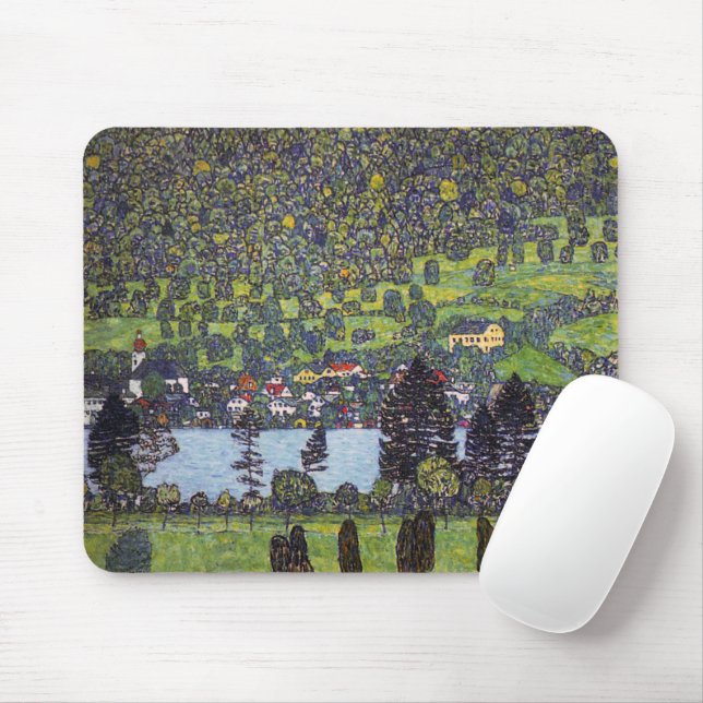 Mousepad No Lago Atter, Gustav Klimt (Com mouse)