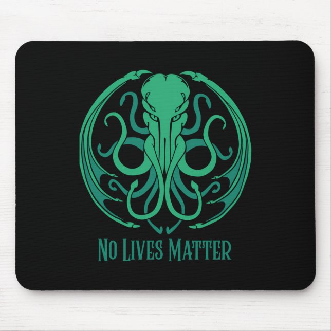 Mousepad No Lives Cthulhu Sticker (Frente)