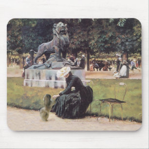 Mousepad No parque com Pekingese