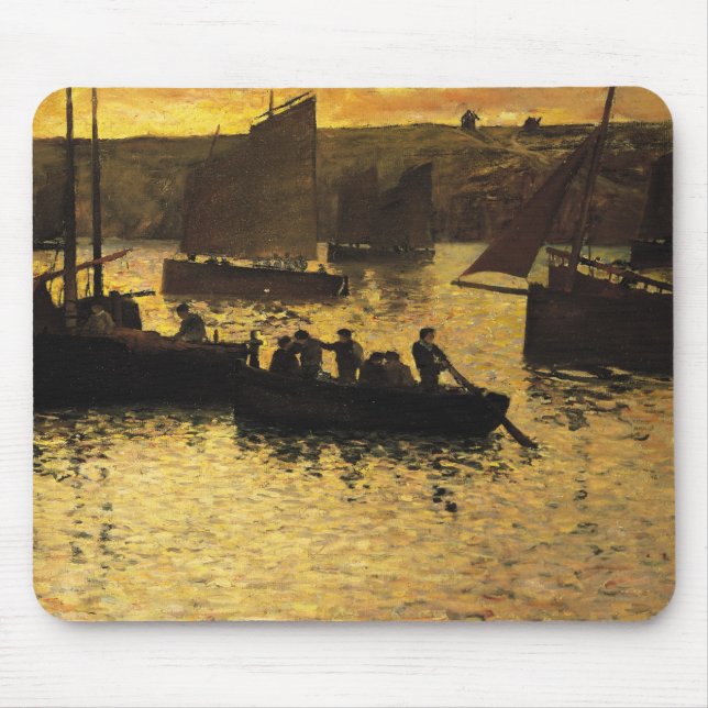 Mousepad No porto, 1895 (Frente)