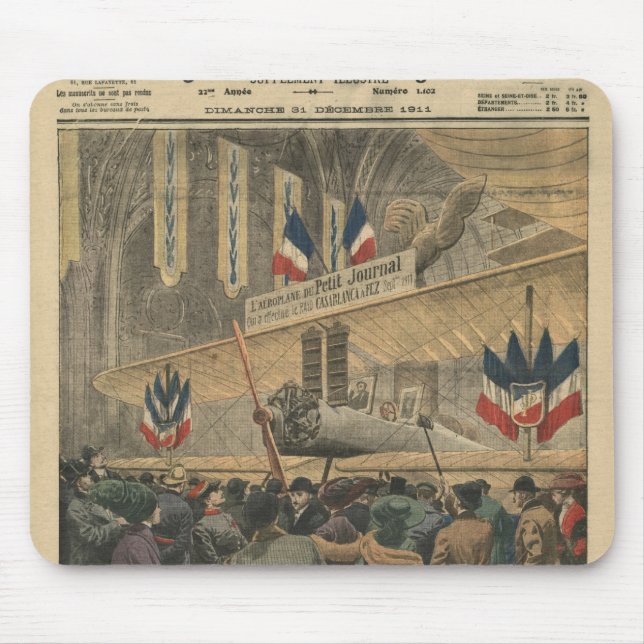 Mousepad No salão de beleza dos aviões (Frente)