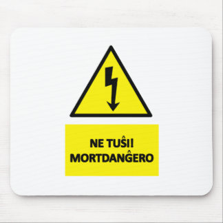 Mousepad No tocar Don't touch
