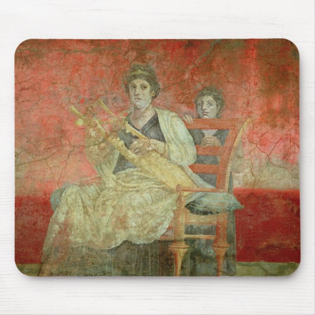 Mousepad Noblewoman que joga um Cithera (Frente)