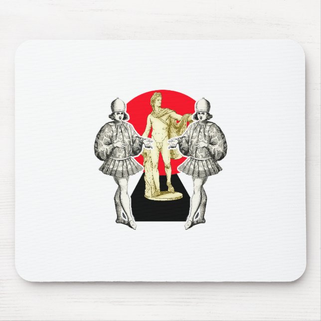 Mousepad Nobre veneziano com Deus Apolo (Frente)