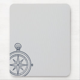 Mousepad Nocturnal Study dark academia compass