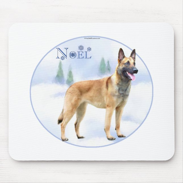 Mousepad Noel Belmalinois (Frente)