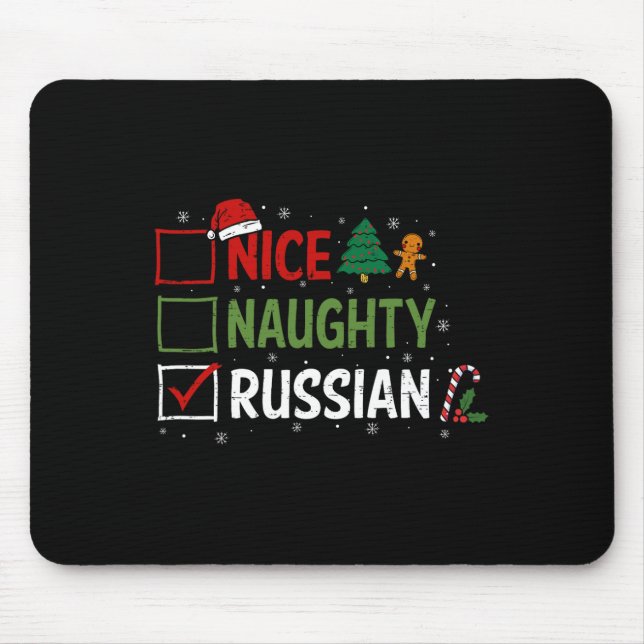 Mousepad Noel de Natal Russo Bastante Bastante (Frente)