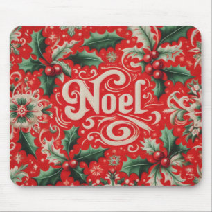 Mousepad Noel Vermelho e Verde