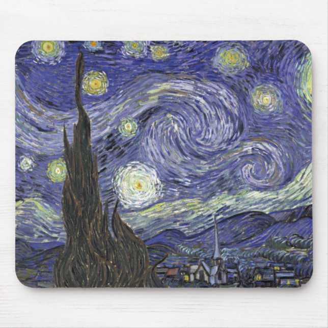 Mousepad Noite estrelado (Frente)