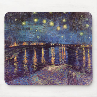 Mousepad Noite estrelado sobre o Rhone