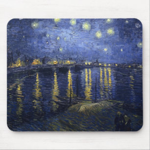 Mousepad Noite estrelado sobre o Rhone por Vincent van Gogh
