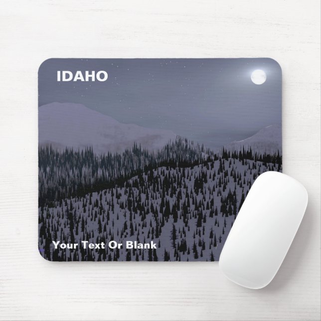 Mousepad Noite Fria em Idaho (Com mouse)