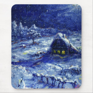 Mousepad Noite. Inverno. Rússia