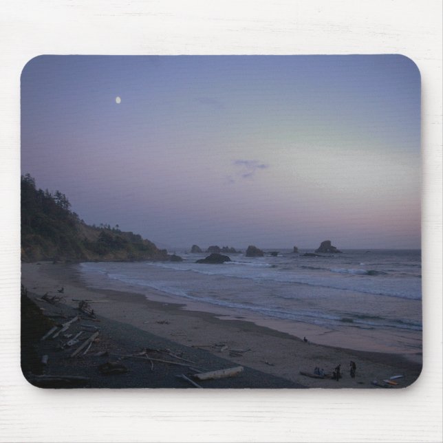 Mousepad Noite na praia indiana (Frente)