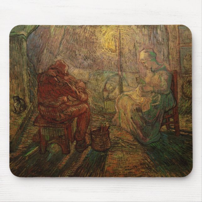Mousepad Noite - O Vigia de Vincent van Gogh (Frente)