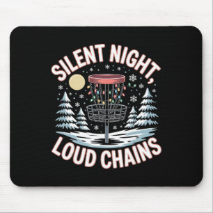 Mousepad Noite Silenciosa Correntes Barulhentas Disco de Go