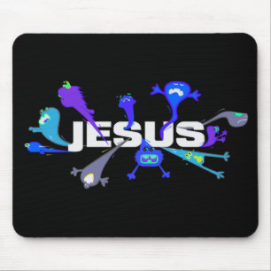 Mousepad Noites Assustadoras de Jesus