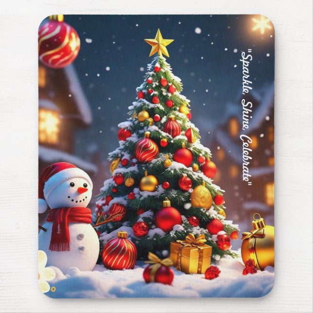 Mousepad "Noites de neve espumante" (Frente)