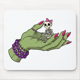 Mousepad Noiva da Mão Frankenstein com Arco Skeleton Tem