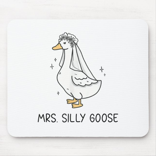 Mousepad Noiva De Bobo De Casamento Goose Gettin Loose (Frente)