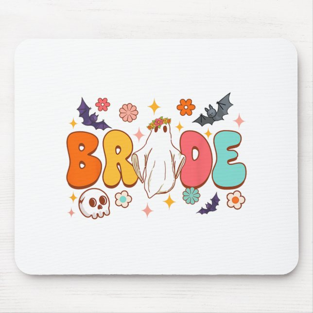 Mousepad Noiva de Halloween Assustadora para Ser Festa de D (Frente)