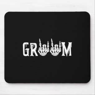 Mousepad Noiva do Casamento de Halloween Noivo Esqueleto At
