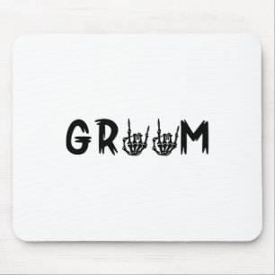 Mousepad Noiva do Casamento de Halloween Noivo Esqueleto At