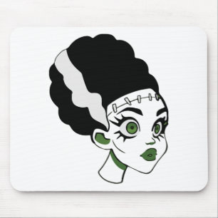 Mousepad Noiva do Monstro de Frankenstein Fantasia de Hallo