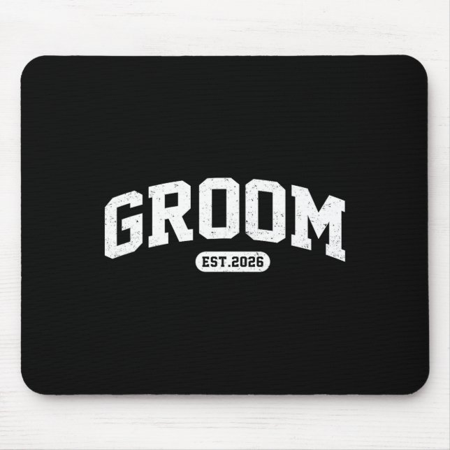Mousepad Noiva é 2026 noiva e noivo 2026 combinando (Frente)