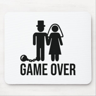 Mousepad Noiva Engraçada Noivo Casamento Solteirão Festa de